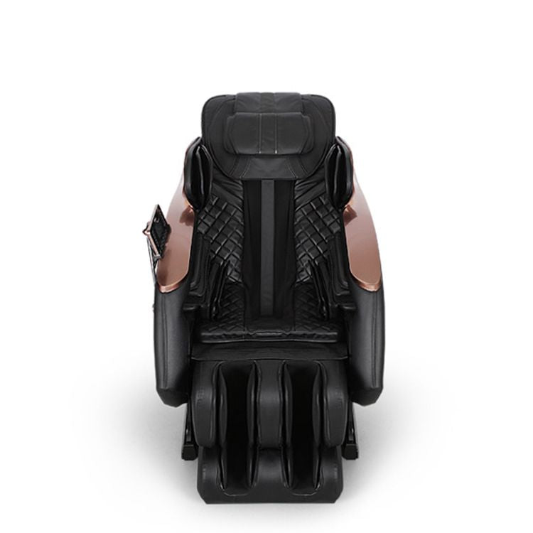 Full Body Zero Gravity Shiatsu Massage Chair SL-Track Recliner with Airbag Speaker LCD Touch Screen+Mini Remote Voice Control Back Heat-Black or Beige