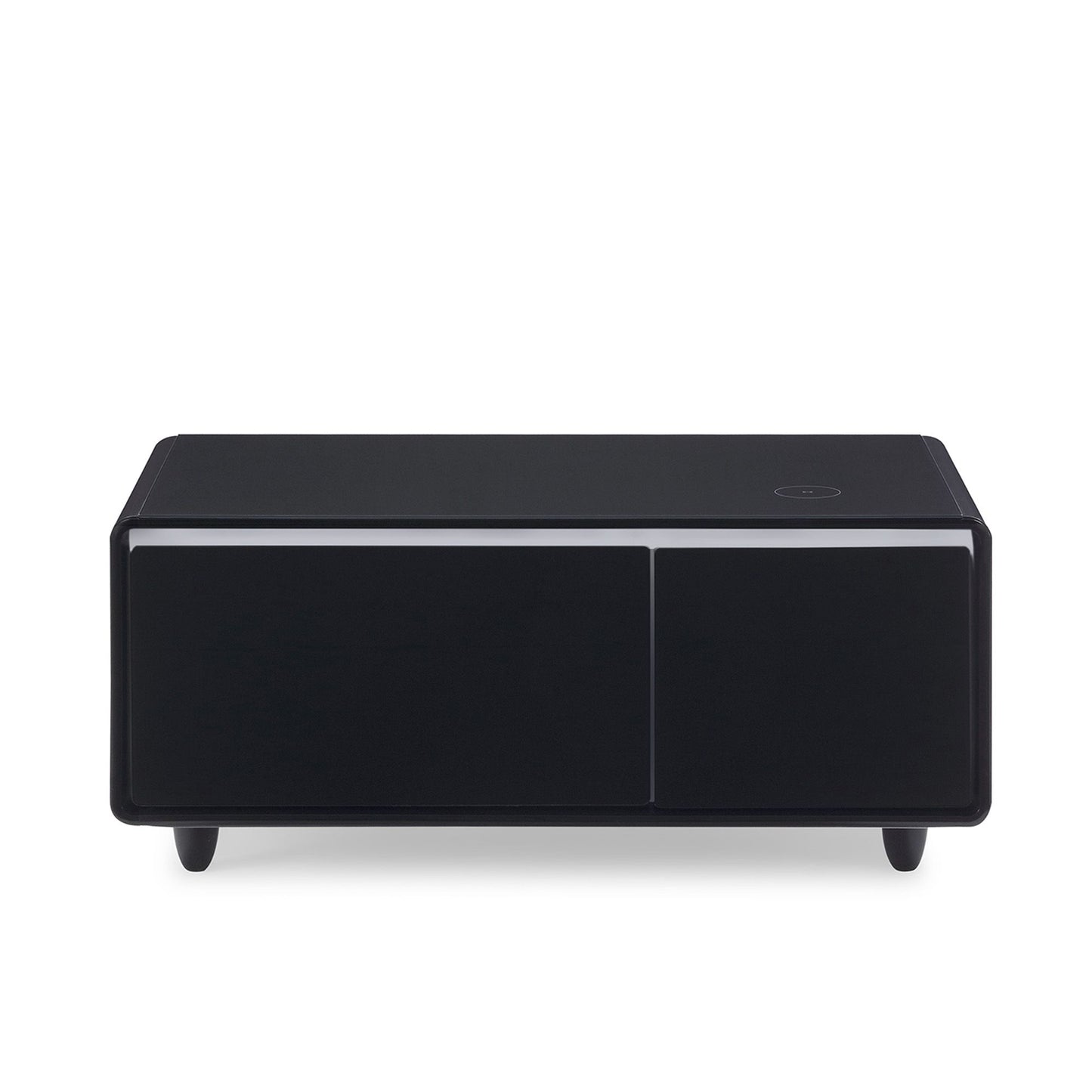 Modern Smart Mini Coffee Table with Built in Fridge-Black or White