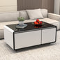 Modern Smart Mini Coffee Table with Built in Fridge-Black or White