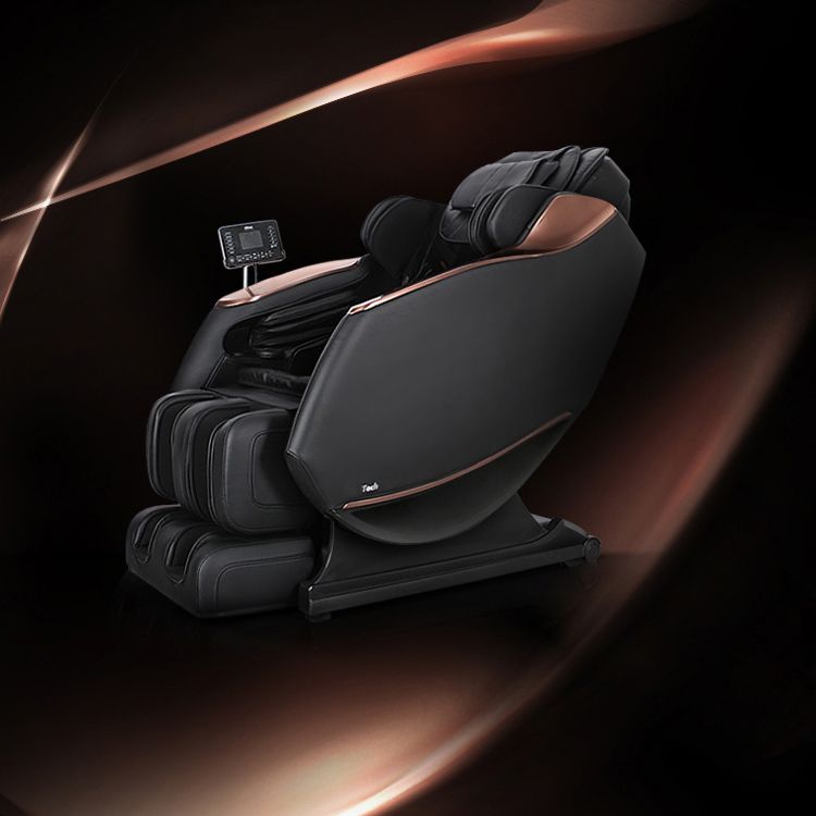 Full Body Zero Gravity Shiatsu Massage Chair SL-Track Recliner with Airbag Speaker LCD Touch Screen+Mini Remote Voice Control Back Heat-Black or Beige