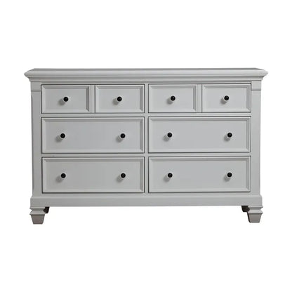 Modern 6 Drawer Soft Closing, Solid Wood Chest or Dresser-Pure White