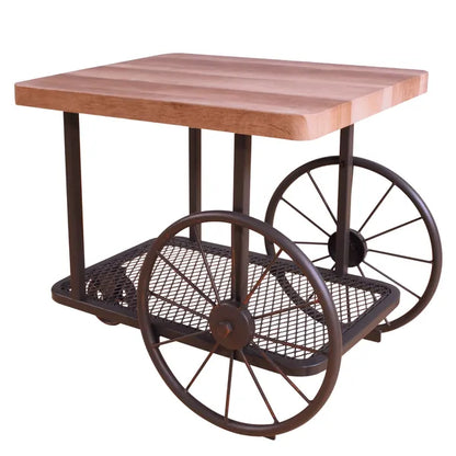 Oak and Antique Coffee, Console/Sofa or End Table w/Shelf-Grey Each Sold Separately