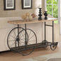 Oak and Antique Coffee, Console/Sofa or End Table w/Shelf-Grey Each Sold Separately