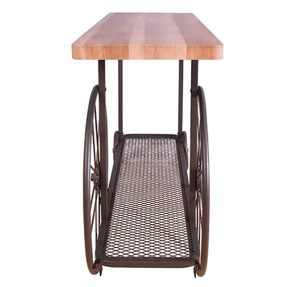 Oak and Antique Coffee, Console/Sofa or End Table w/Shelf-Grey Each Sold Separately